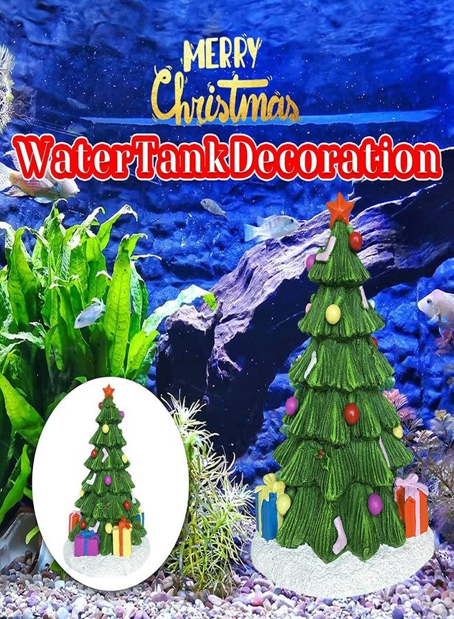 SLOCME Aquarium Christmas Tree Decorations - Fish Tank Christmas Tree Statue Holiday Decoration for Aquarium Betta Fish - Image 2